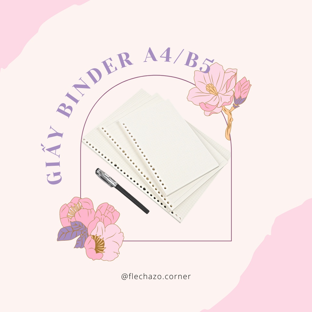GIẤY BINDER REFILL SIZE A4/B5