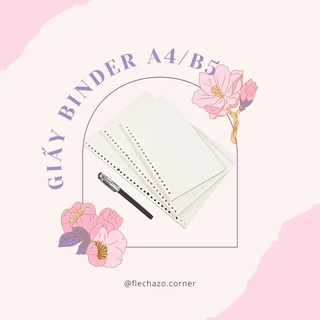 Giấy binder refill size a4/b5