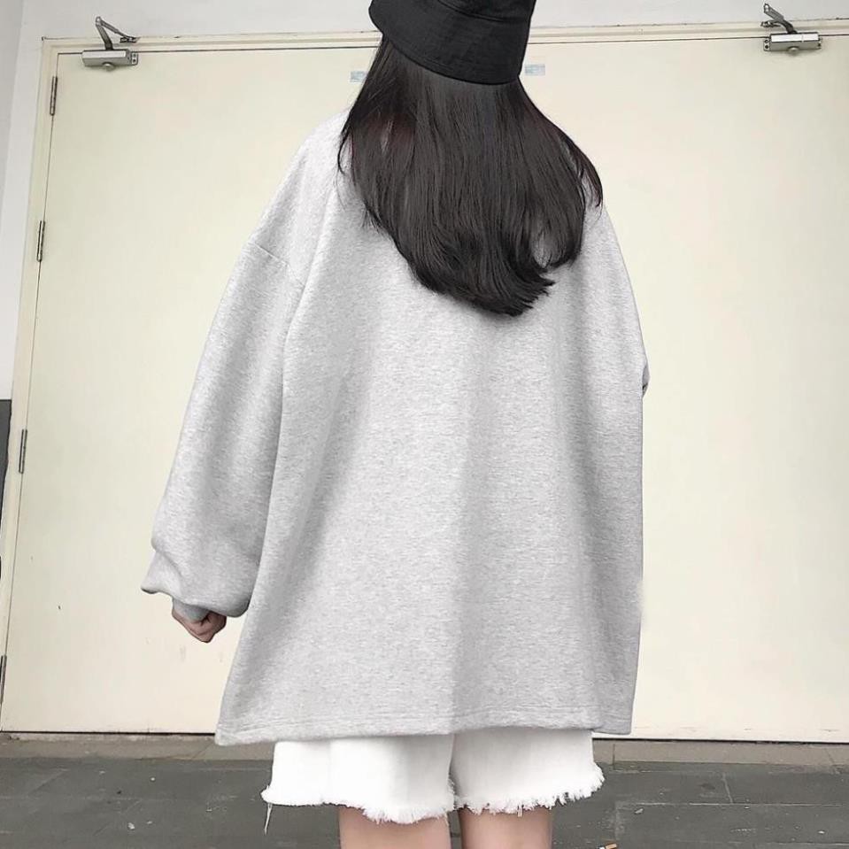 Áo Sweater Nữ Tay Dài Dáng Rộng Áo Thu Đông Chất Vải Da Cá In Chữ Phong Cách Ulzzang Hàn Quốc NEXT 1739