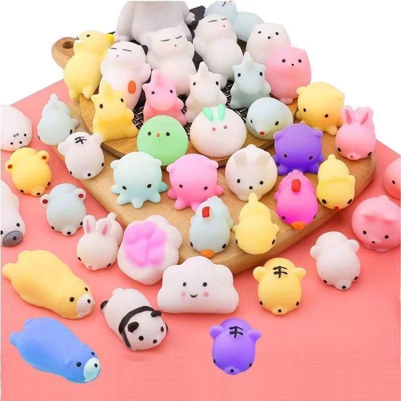 Đồ Chơi Bóp Tay Hình Bánh Bao Có Nhạc Dễ Thương Cho Bé