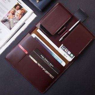 [FREESHIP] [HÀNG CAO CẤP] Clutch da Handmade Mini - Air 9.7'' Nâu - Ví da thật cao cấp [DA THẬT - THỦ CÔNG TINH XẢO]