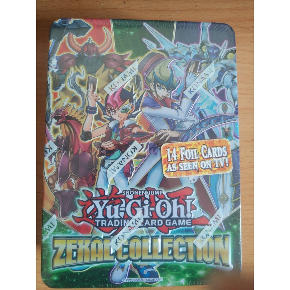 Hộp sưu tầm Yugioh TCG - Zexal Collection Tin (xuất bản năm 2013) - chính hãng Konami