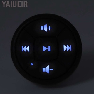 Yaiueir Steering Wheel Control Button Radio Volume GPS Wireless Bluetooth Controller Switch for iOS/Android
