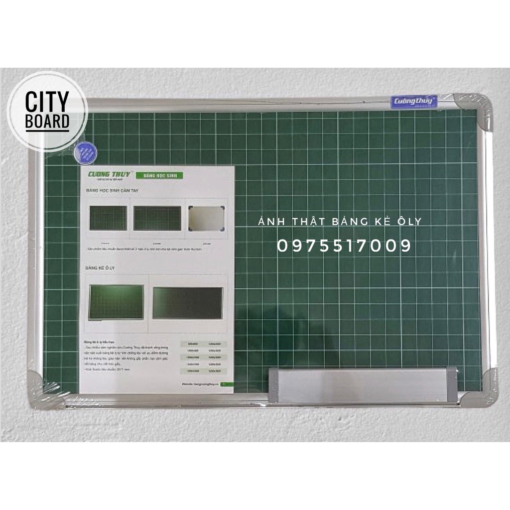 Bảng kẻ ô ly , KT : 60x100cm dòng Sandard - Bảng Cường Thúy
