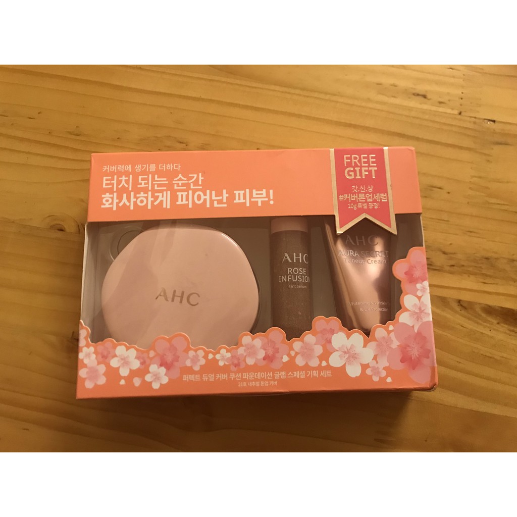 Pass - Set Trang Điểm A.H.C Perfect Dual Cover Cushion - New 100%