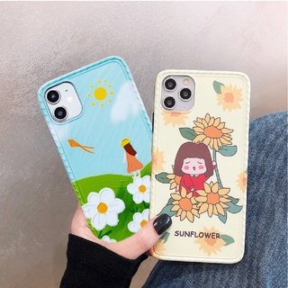 Ốp Lưng Ip ⚡ Ốp Ip Cô Gái Và Hoa ⚡ iP 6/6s/6plus/7/8/7plus/8plus/x/xs/xs max/11/11promax