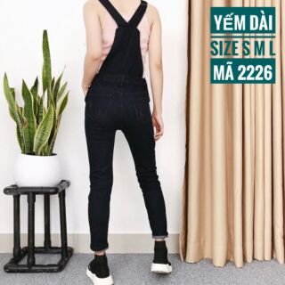 Quần yếm jeans
