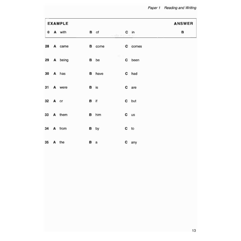 Sách - Cambridge Key English Test 1 with Answers FAHASA Reprint Edition