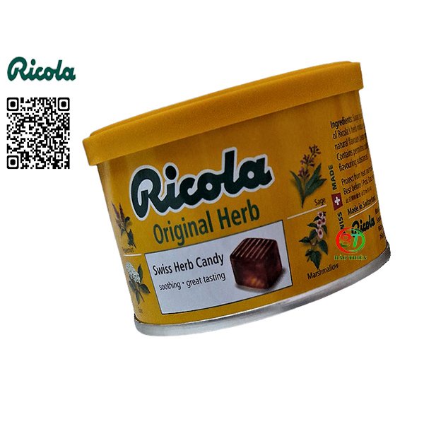 (2 vị) Kẹo Thảo Mộc hiệu Ricola hộp 100g