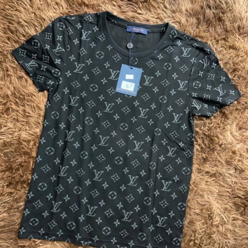 Áo Thun LV In Logo Chất Cotton Nam Nữ