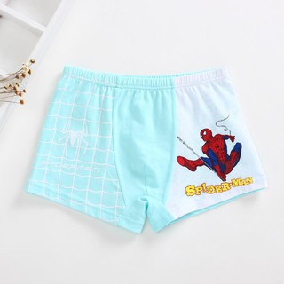 SET 02 QUẦN SỊP ĐÙI BÉ TRAI, SỊP TRẺ EM, COTTON, HÌNH NGƯỜI NHỆN