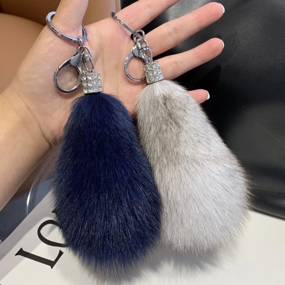 Móc Khóa Lông Cáo Sang Trọng