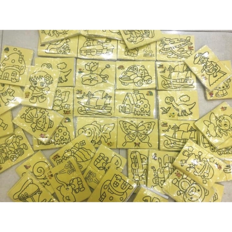 Tranh cát xinh nhiều màu sắc nhiều mẫu mã cho bé sáng tạo TO08