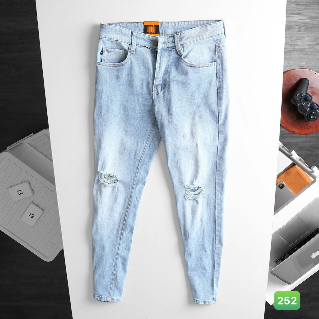 Quần jean nam 💥Freeship💥 Quần Jean Nam, Quần rin chất bò cao cấp Ống Đứng Dáng Cao Basic HA250 | BigBuy360 - bigbuy360.vn