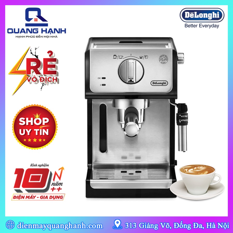 Máy pha cà phê Delonghi ECP35.31 [Hàng chính hãng, Bảo hành 12 tháng]