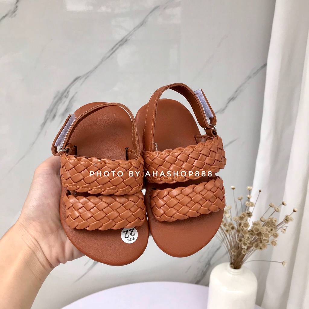 Sẵn Dép Sandal Dép Quai Hậu Hai Quai Ngang Tết Cực Xinh Cho Bé Gái 1-3 Tuổi K114