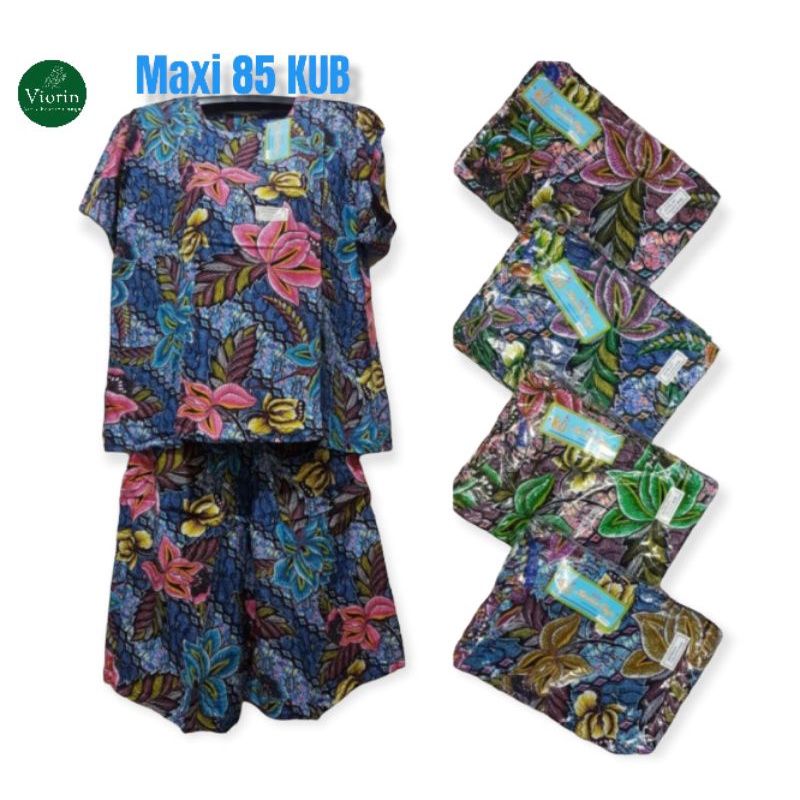 Nhãn Hiệu Váy Maxi 85 KUB Màu Tím Kencana Batik