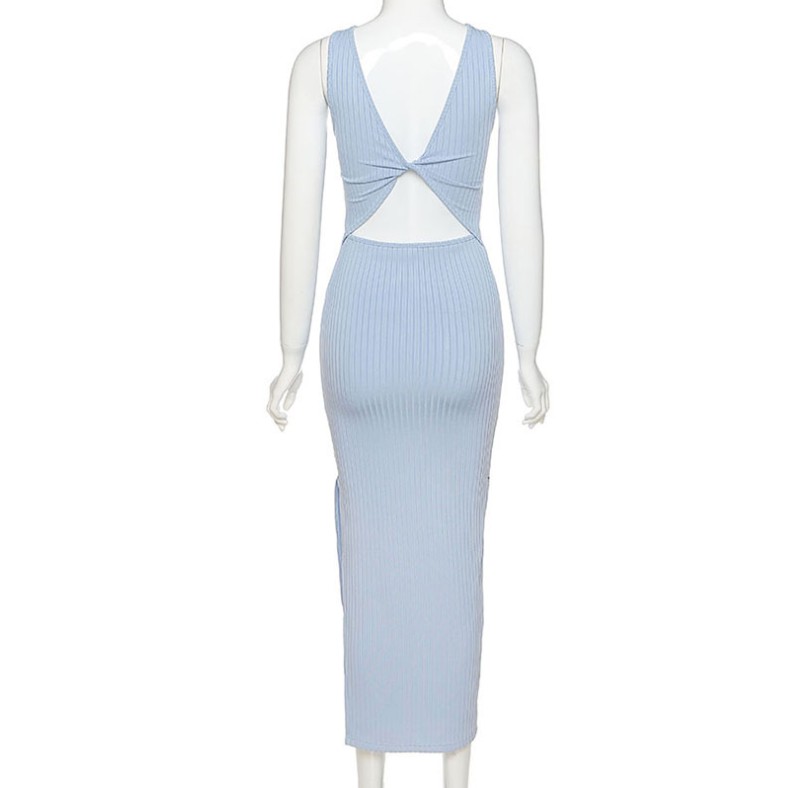 Đầm Hai Dây Ôm Dáng Co Giãn Phong Cách Âu Mỹ Thời Trang Đường Phố Gợi Cảm Cho Nữ