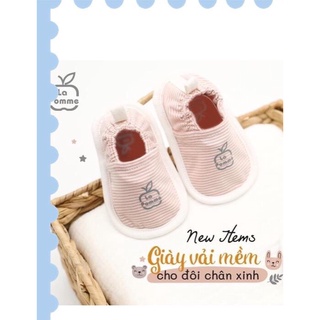 Giày vải sơ sinh La Pomme Booties