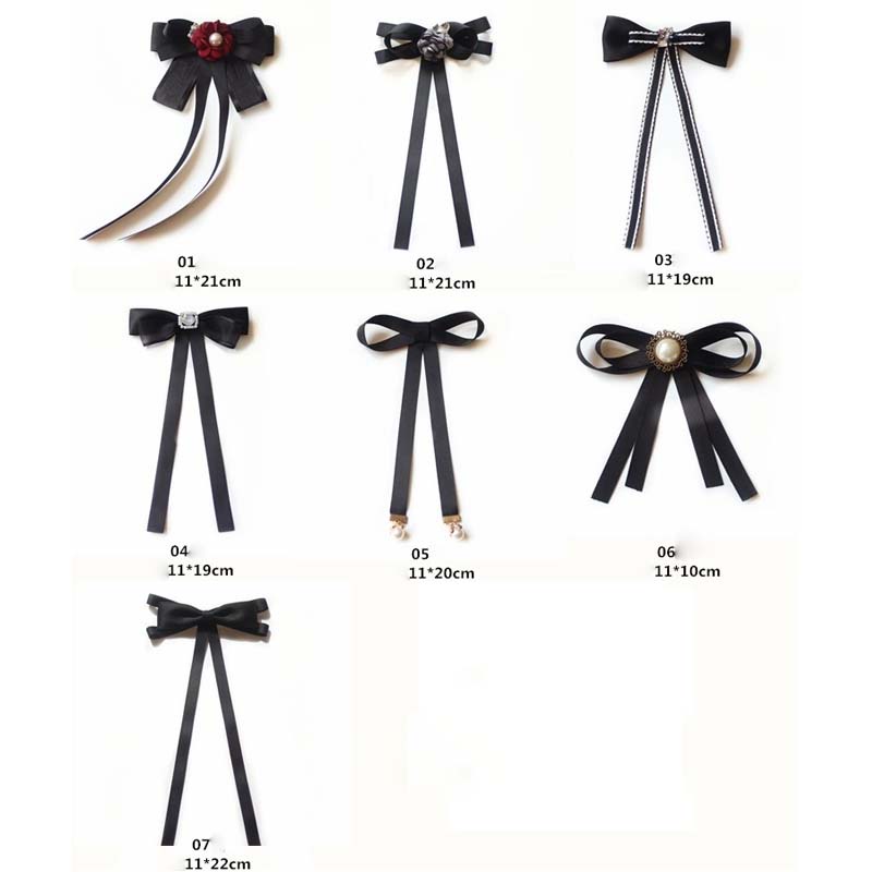 Nơ Cài Cổ Áo Thiết Kế Hình Hoa Dễ Thương Dành Cho Nữ