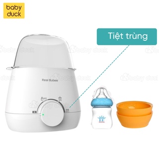 Máy hâm sữa, tiệt trùng bình sữa điện đôi Real Bubee