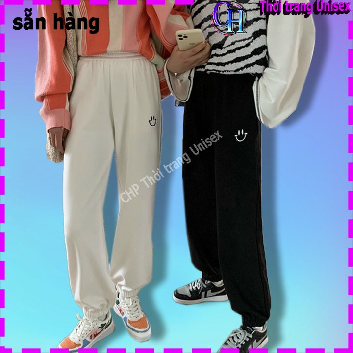 Quần Thun Nỉ GOURD Unisex ❤️ FREESHIP ❤️ Jogger dáng thụng dây rút ống rộng màu ĐEN | XÁM Ulzzang nam nữ SIÊU HOT