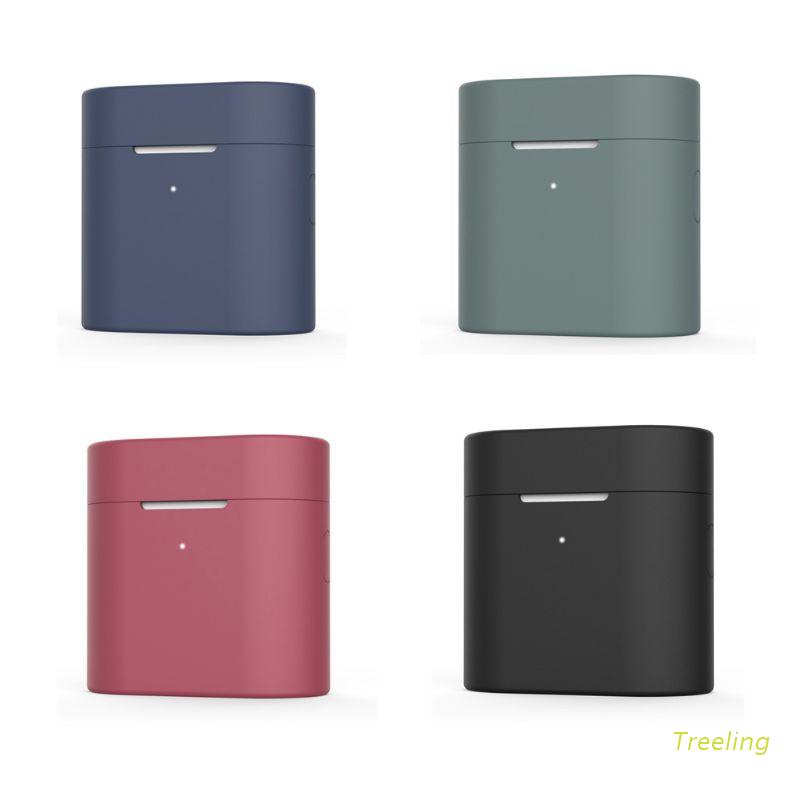 Vỏ Bảo Vệ Hộp Sạc Tai Nghe Không Dây Xiao-Mi Air 2 Bằng Silicon Hình Cây