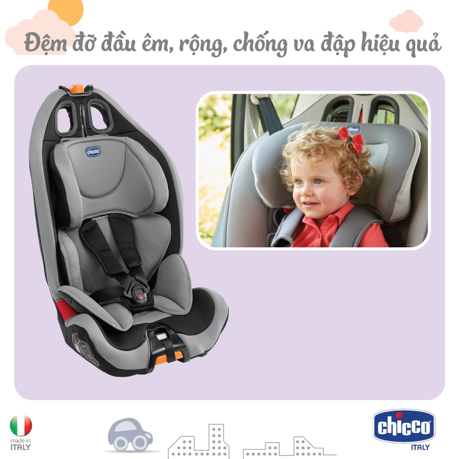 Ghế ngồi ô tô Chicco Gro-Up 123