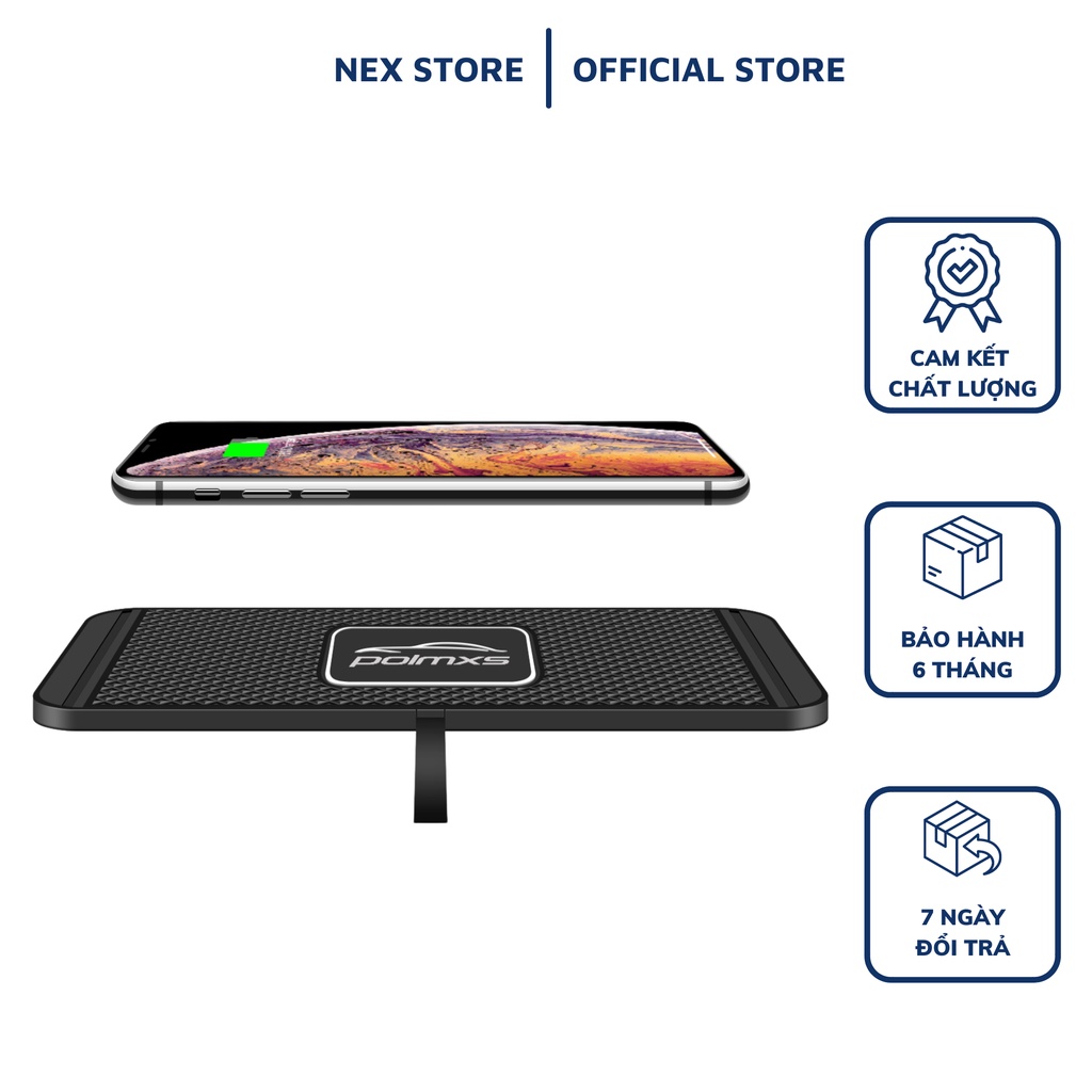 Sạc không dây Polmxs 15W C1 dành cho Ô tô, Văn phòng