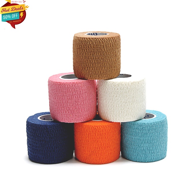 Cuộn Băng Vải Không Dệt 5cm*4.5m Dán Bảo Vệ Ngón Tay/Đầu Gối Khi Chơi Thể Thao