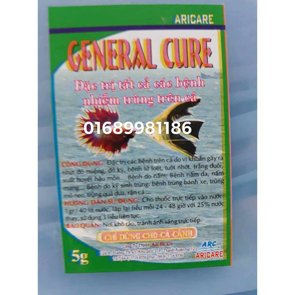 Đặc trị các bệnh nhiễm trùng trên cá