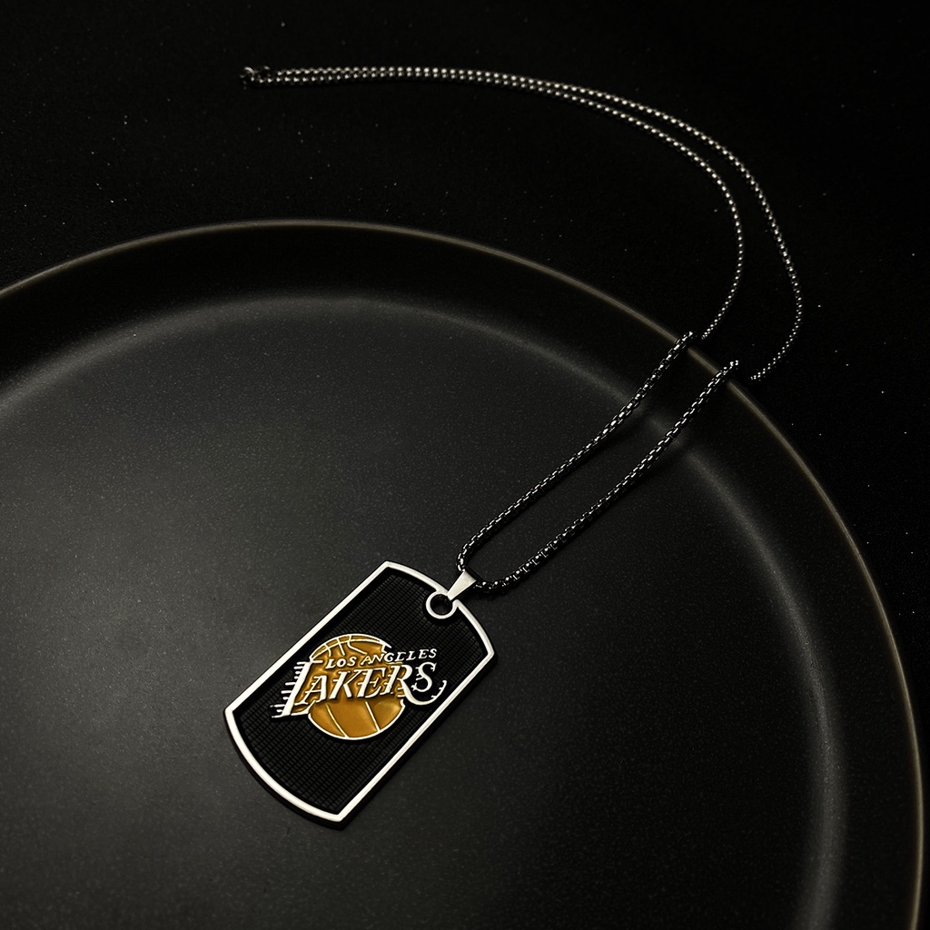 Dây Chuyền Thép Titan Dài Mặt Bóng Rổ Độc Đáo Phong Cách Hip Hop Thời Trang 22760