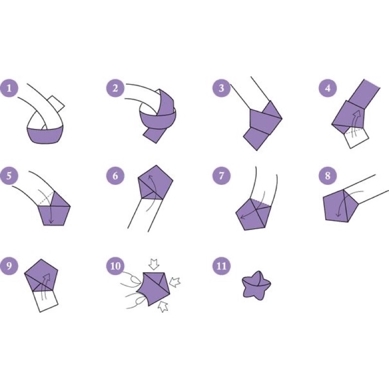 Giấy xếp sao Sticker