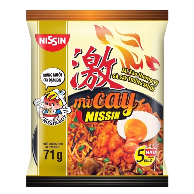 MÌ CAY NISSIN VỊ TRỨNG MUỐI HÀN QUỐC 30 gói x 6 lốc | BigBuy360 - bigbuy360.vn