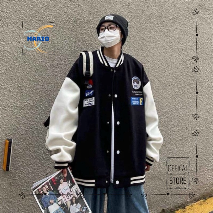 [MARIO FASHION] Áo khoác nỉ Cardigan DINNER Hàn Quốc form rộng Áo nỉ Cardigan bomber jacket ulzzang Cá Tính Unisex | BigBuy360 - bigbuy360.vn
