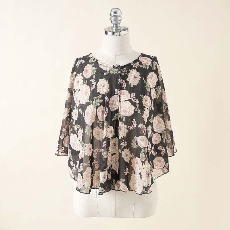 Khăn Choàng Và Mũ Chiffon Mềm Mại Thời Trang Mùa Hè