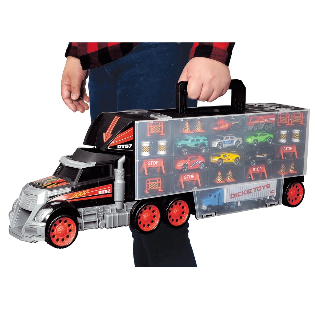 Bộ Đồ Chơi Xe Tải Chở Xe Hơi DICKIE TOYS Truck Carry Case 203749023 - Simba Toys Vietnam