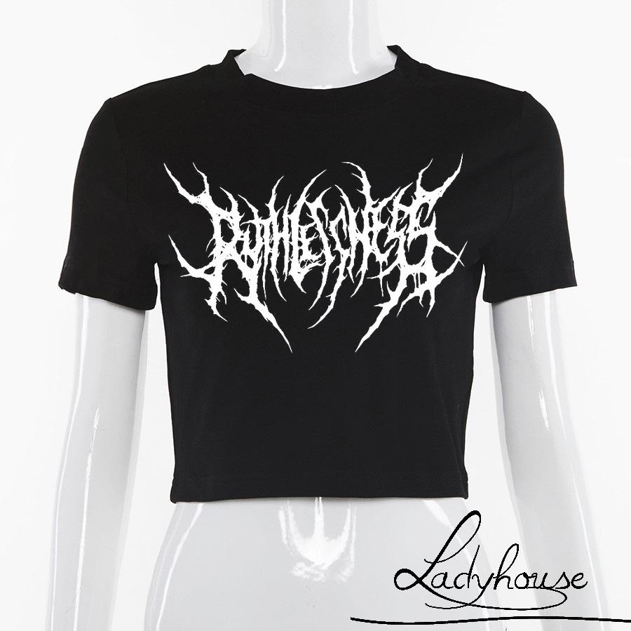 Áo Thun Tay Ngắn Cổ Tròn In Họa Tiết Hình Học Thời Trang Mùa Hè Cho Nữ