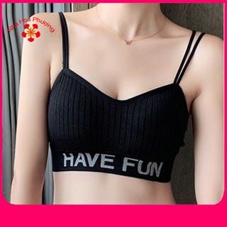 Áo Bra Cúp Ngực Dây Kép Hàng Đẹp HAVE FUN