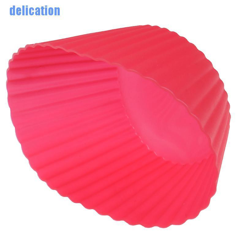 Sự xung đột✿ 6 Khuôn Làm Bánh Cupcake Bằng Silicone