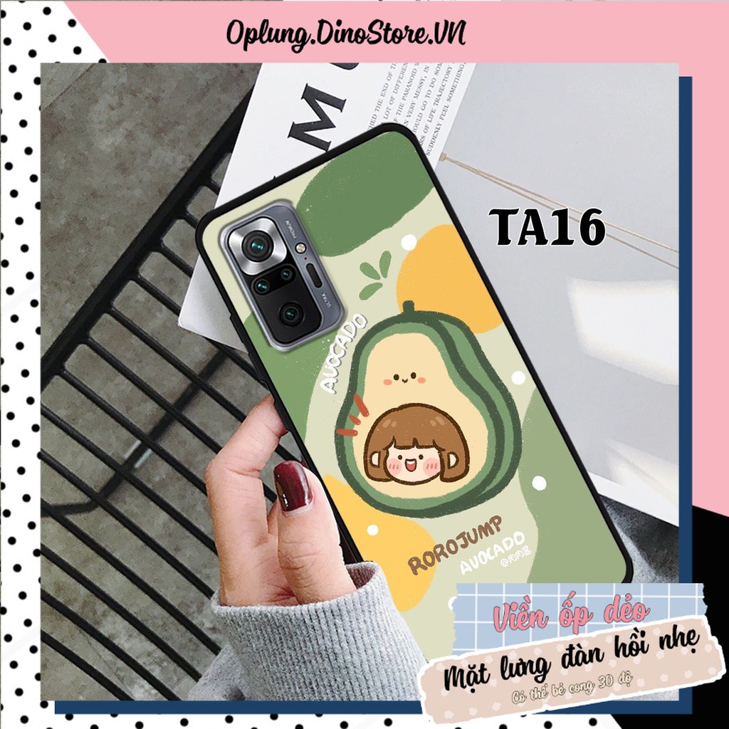 Ốp lưng điện thoại Quả bơ, Hoa Nhí Xiaomi ôm sát điện thoại, siêu bền Redmi 10 - Redmi Note 10 4G/5G - Redmi Note 10 Pro