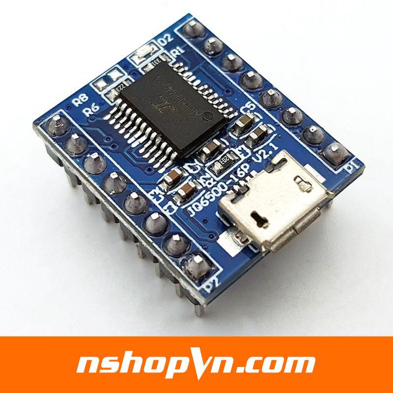 Module phát âm thanh MP3 JQ6500 nhỏ gọn, dễ sử dụng cho việc kích hoạt âm thanh hệ thống thông báo, phát giọng nói