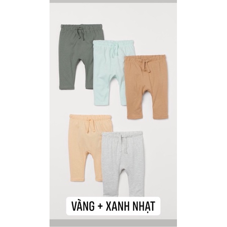 (sẵn) Set 5 quần bé trai bé gái HM Authentic