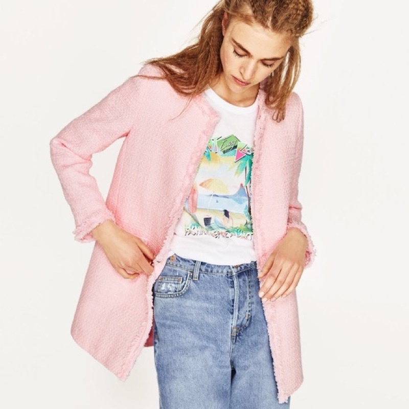 Áo khoác tweet zara auth sz Xs