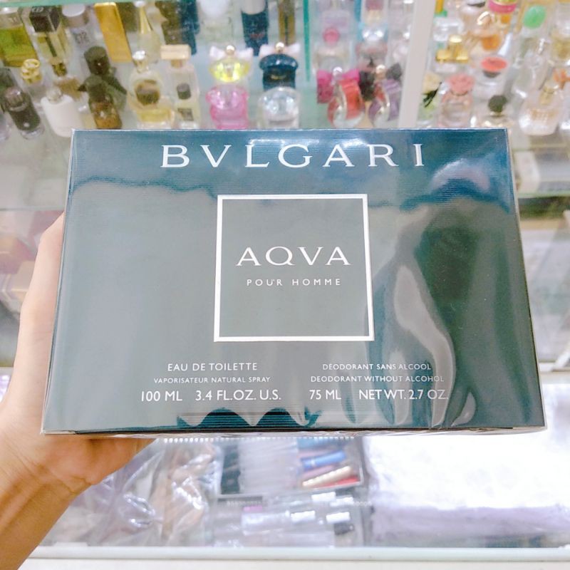 Set nước hoa nam Bvl Aqva Pour Homme 100ml