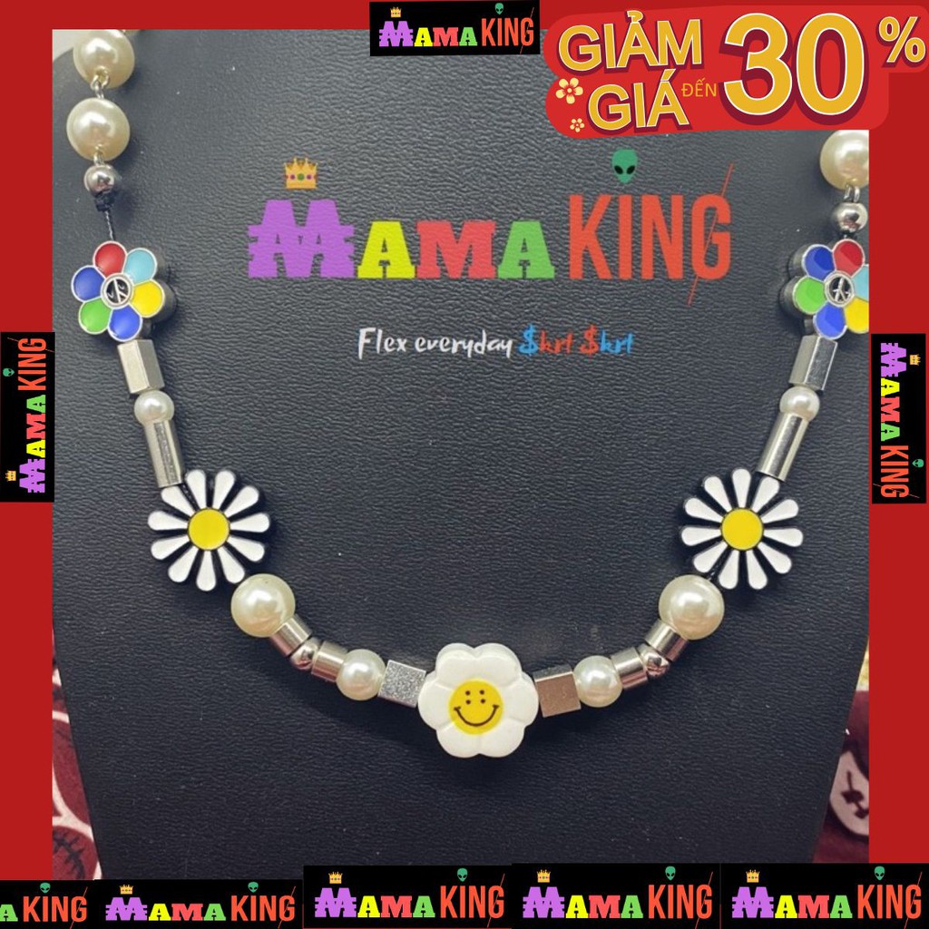 [HÀNG SẴN] DÂY CHUYỀN VÒNG TAY BÔNG HOA CƯỜI by MAMA KING | BigBuy360 - bigbuy360.vn