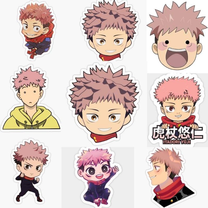 10-60 hình dán Stickers Yuji Itadori - Jujutsu Kaisen decal