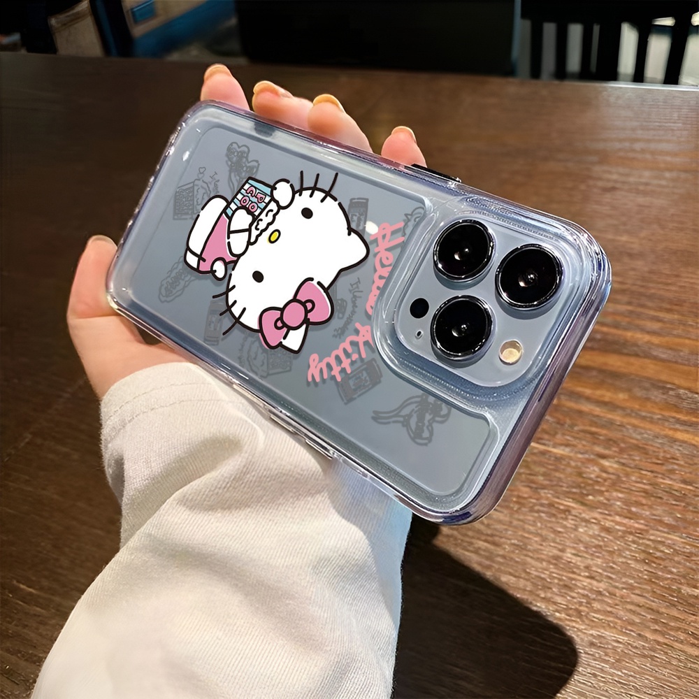 Ốp Điện Thoại Trong Suốt Hình hello kitty Cho iphone 14 Pro Max 14 Plus 13 11 12 7Plus X XR XS Max 8 7