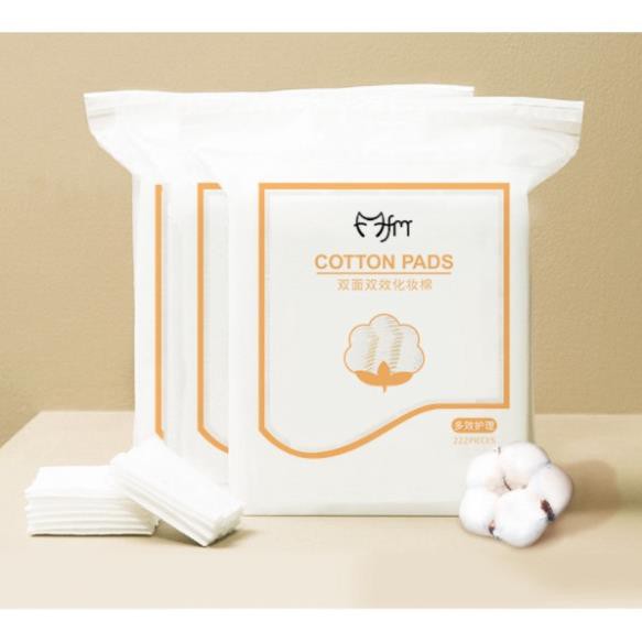 ⭐HÀNG LOẠI 1⭐ Bông Tẩy Trang Cotton Pads 222 miếng 3 Lớp Mềm Mịn- SỨC KHOẺ SẮC ĐẸP, DA, NỮ