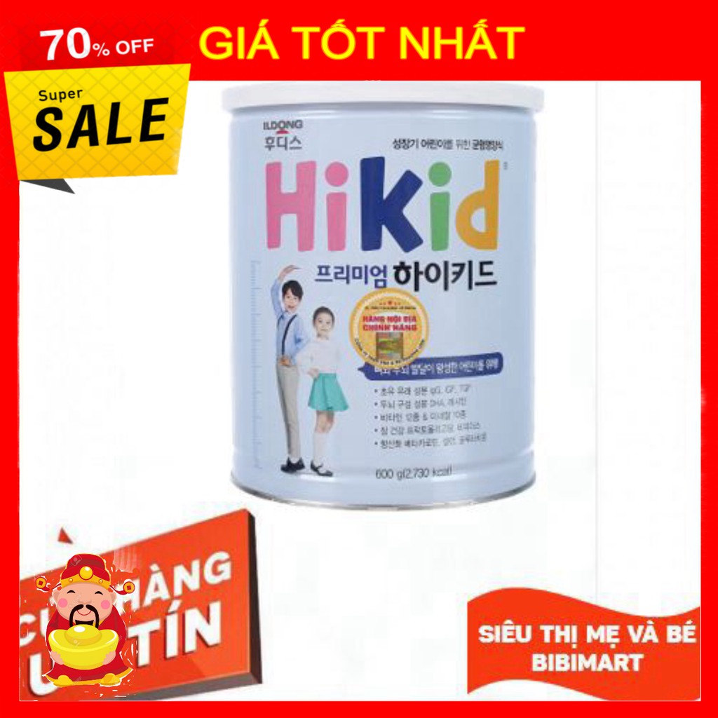 [ GIÁ TỐT NHẤT ]  Sữa Hikid Premium tách béo 600g. [ HÀNG CHÍNH HÃNG ]